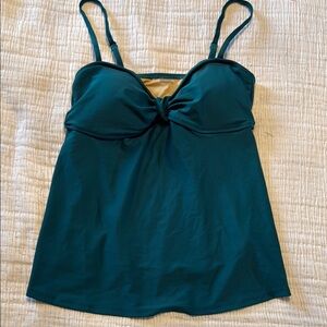NWOT TANKINI TOP SIZE MEDIUM OLD NAVY BRAND TEAL GREEN